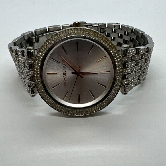 Michael Kors Darci MK3203 Women Silver Stainless Steel Analog Dial Watch JNA607 main image 5